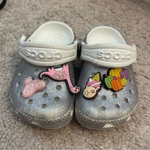 Toddler Glitter Crocs